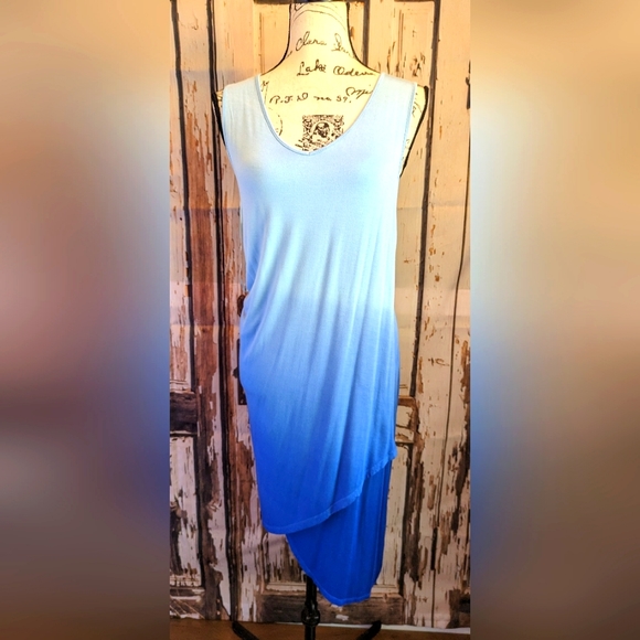 Robe Design History - Taille L, Bleu Et Blanc, Occasion En Très Bon état